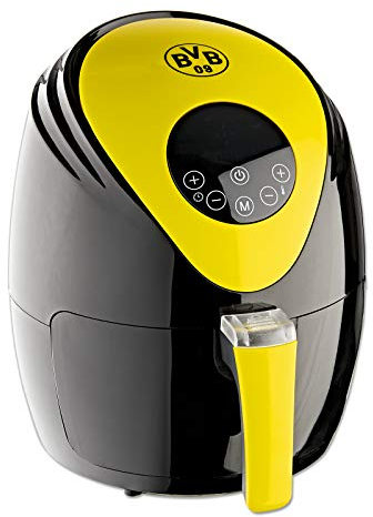 BVB (0) 9335 BVB - Freidora de aire caliente (1500 W), color amarillo y negro