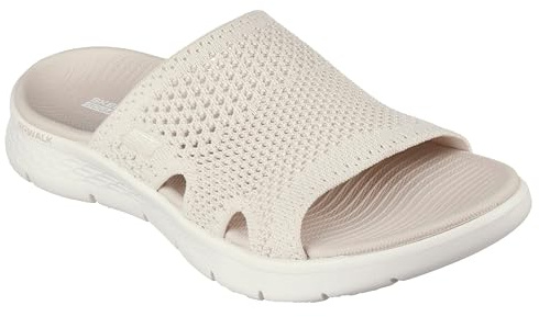 Skechers Women's GO Walk Flex Sandal ELATION, Natural Textile, 5 UK