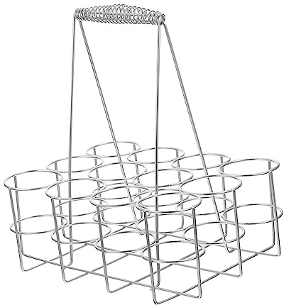 BESTonZON Beer Rack Beer Bottle Holding Container Rack Shelf for Bar Home Party Carrier Basket for Bottles