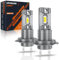 JOSHF Bombilla H7 LED 2024 Faro Mejorado para Coches y Motos, Anti-error CSP 19000LM 6500K Luz Blanca LED H7 Bombilla de Coche, Sustitución de Bombillas Halógenas, LED H7 DC12V, 2 Bombillas