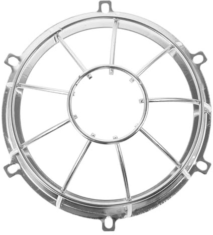 IWOWHERO Schutzabdeckung des Rauchsensors Halterung Für Feuersprinkler Feuerlöschanlage Deckensprinklerkappenabdeckung Sprinklerabdeckung Der Löschanlage Baumwächter Rostfreier Stahl Silver