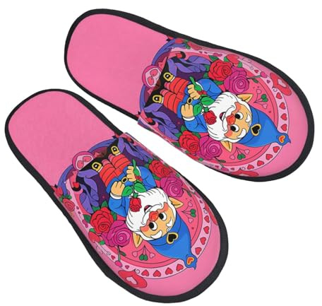 Shoes Dwarf Roses Reusable Slippers Portable Cotton Slippers For Bedroom Christmas Home L