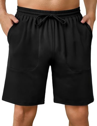 Aseniza Pyjamasbyxor, män, korta bomullssovbyxor, shorty pyjamasbyxor, korta sovshorts, sommar, bermudabyxor, loungewear för män
