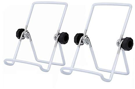 Stainless Steel Sprouting Stands, Sprouting Holder for 32 OZ Mason Jar Lid Holder. Used to make Sprouts, Broccoli, Lentil Seeds. Also Used to Phone iPad Tablet Stand. Not Include Jar. White, 2 Pack