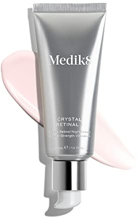 Medik8 Crystal Retinal 1 - Age-Defying Retinal Nachtserum - Verbessert Faltenbild - 0.01% Retinalstärke - 11-mal schneller als Retinol - Für neue Vitamin-A-Anwender - 30ml