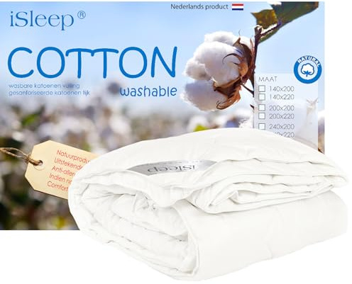 iSleep Couette 4 saisons en coton - 100% coton (120x150 cm)