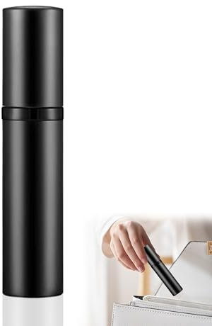 MEKEET 1PCS Perfume Travel Bottle Black Aftershave Atomiser Refillable Men Women Portable Refillable Empty Perfume Spray Mini Perfume Empty Atomiser Bottles for Travel Accessories (5ML)