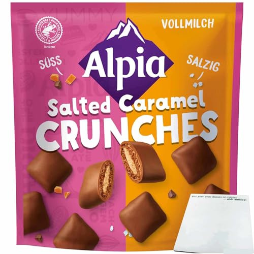 usy Bundle für Alpia Salted Caramel Crunches (140g Beutel) + usy Block