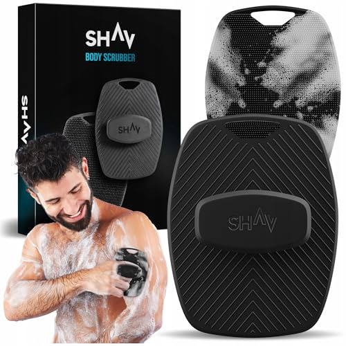 Nettoyant antibactérien Brosse Éponge de lavage pour le corps Silicone Hommes Séchage Rapide Hygiène Bain Shav