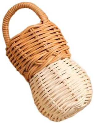 Sonajeros Bebé | Sonajero Seguro De Ratán Tejido Con Campana | Juguete Educativo Natural De Campanilla Manual Para Bebés | Jugar En Casa Navidad Cuna Cochecito Niña Niño