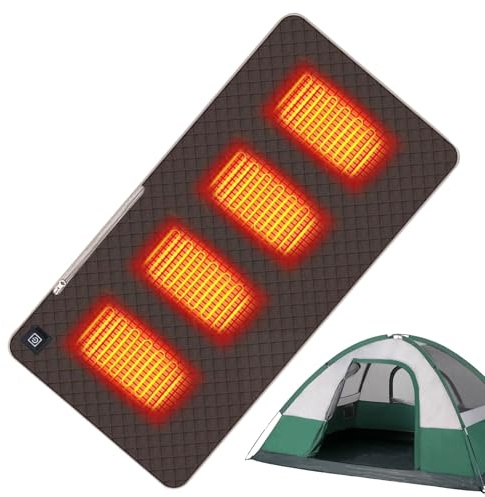 Asiento calefactado inteligente - Calefacción multifunción para sillas de oficina y uso exterior, calentador de asiento cálido estilo manta eléctrica para comodidad, viajes, camping, asientos
