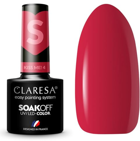 4 kyss me! UV-nagellack, 5 ml Claresa