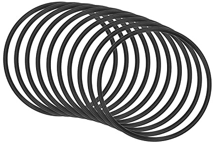 QUARKZMAN Nitrile Gomma O-Ring 75mm x 68,8mm x 3,1mm Guarnizioni di Tenuta Anelli Rubinetti Rotondo Guarnizione Rondella per Rubinetto Idraulica Riparazione Sigillatura Connessione, 10 Pezzi