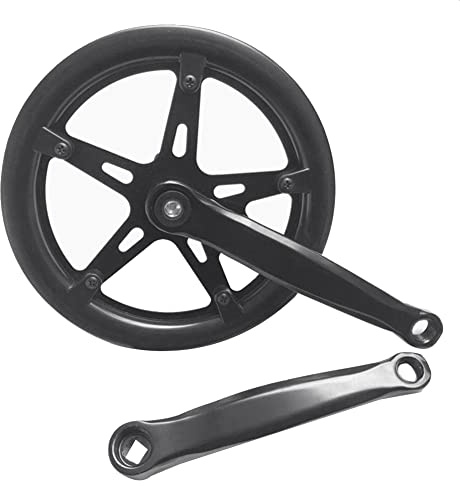 Hopbucan 46T Road Bike Crankt Single Speed 170Mm Crank Bicycle Crank Hollow Tooth Plate Bike Crank Sprocket Bike Accessories