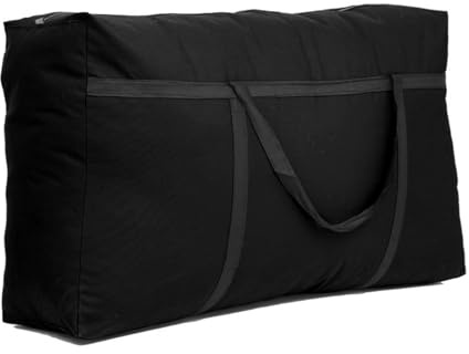 Sac de rangement XXL 230 l - Sac de rangement imperméable en tissu Oxford indéchirable - Convient pour linge de lit / bagages, capacité de charge maximale 100 kg [100 x 60 x 35 cm] - Noir