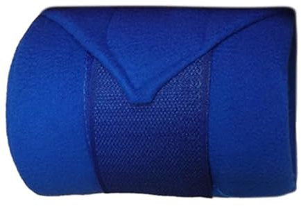 Fasce per Le Gambe, Fasce in Pile (Set da 4), Fasce per Le Gambe del Cavallo, Blu