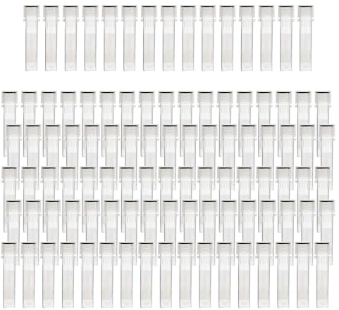 HUAZIZ Lot de 100 Transparent Tubes à Essai en Plastique 1,5ml avec Bouchon à Vis pour Laboratoire, Cryotubes En Plastique Tubes Cryogéniques Gradués Tube à Échantillons