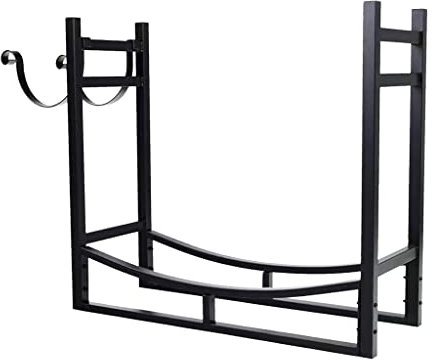 GUHPZA Firewood Rack Firewood Storage Rack Metal Wood Storage Rack Iron Fireplace Tools Firewood Rack Stacking Storage Rack Wood Firewood Rack