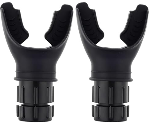 Lung Trainer, 2 Pack Breathing Trainer for Diaphragmatic Exercises, Portable Breath Exerciser for Respiratory Muscle Training, Black