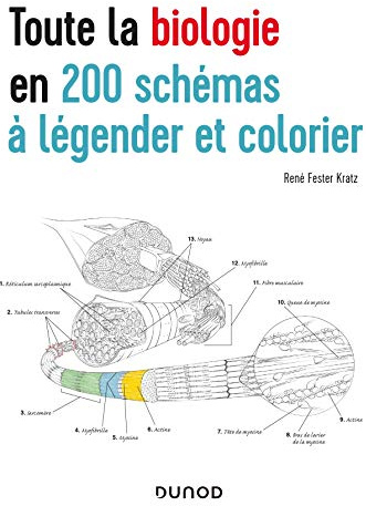 Toute la biologie en 200 schémas à légender et colorier
