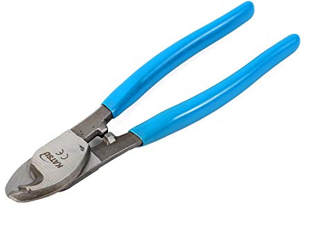 KATSU Pinces Coupe-Câbles Coupe Câbles à Dénuder 210mm (8), Pince Coupante Robuste pour Fils de Cuivre en Aluminium 417344