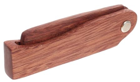 Beaupretty 2st Bartkamm Tragbarer Taschenkamm Tragbarer Reisekamm Faltkamm Haarstyling-gerät Bartbürste Schnurrbart-stylingkamm Frisierkamm Faltbarer Kamm Kämme Hölzern Haarbürste Modellieren