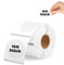 150 Stück Thermo Aufkleber Thermo Transparent Etiketten Selbstklebend Rund 50mm*50mm Thermo Etiketten Rolle für Nelko PL70e-bt Munbyn Thermo Etikettendrucker Thermo Papier
