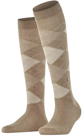 Burlington Whitby W Kh chaudes fantaisie 1 paire, Chaussettes longues Femme, Marron Sun 5039, 36-41