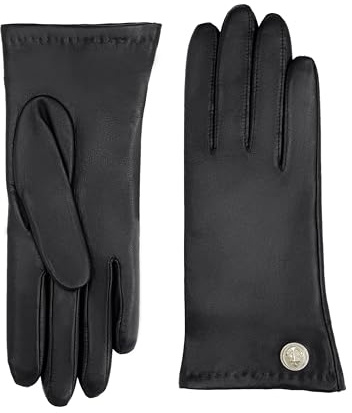 GLOVE STORY Gants Cuir d'Agneau pour Femme avec Doublure 100% Cachemire - Gants Premium Matière Élégante, Douce et Confortable - Gants d'Hiver Chaud Femme Fabrication Artisanale