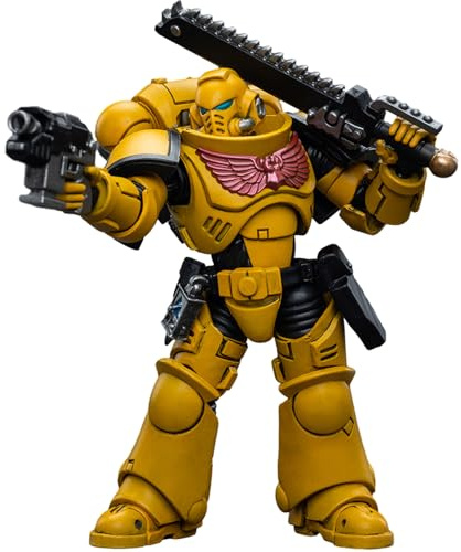 JOYTOY Warhammer 40k Imperial Fists, Imperial Fists Intercessors 1/18 Figurine d'action dédiée à Vous Qui Aiment Collectionner