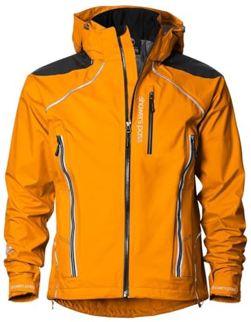 Showers Pass Men's Refuge Rain Jacket - Premium 3-Layer Waterproof Breathable Shell - For Outdoor Activities - Gold XL