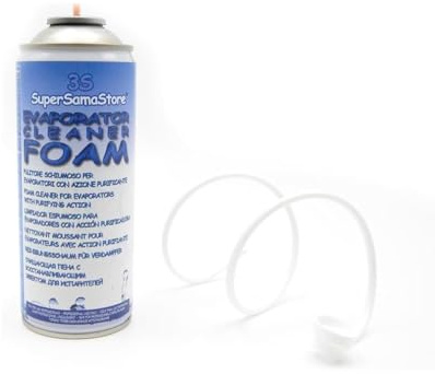 3S SuperSamaStore Pulitore Schiumoso Spray per Split Climatizzatore Casa e Condizionamento Auto, Schiuma in Bombola Aerosol per Pulizia Bocchette Condizionatori, 400ml