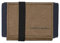 A&K Mini Portemonnaie mit Münzfach. Nachhaltiges Slim Wallet Herren. Kartenetui aus Berlin. Kleine Reise Geldbörse Damen. Handarbeit aus Deutschland Kompaktes Design Braun/Grau 9x5,5 cm