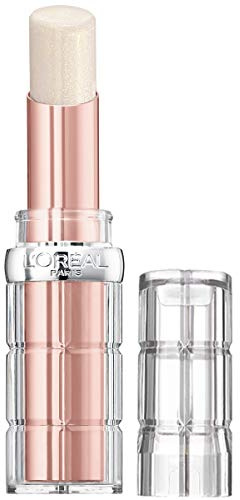 L'Oreal Paris Makeup Colour Riche Plump and Shine Lipstick, for Glossy, Radiant, Visibly Fuller Lips with an All-Day Moisturized Feel, Lychee Plump, 0.1 oz.
