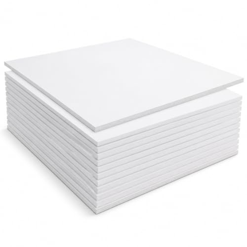STARVAST 16 Stück Schaumstoffplatten A3 Weiß 5 mm | Weiße A3 Foam Boards, 42 x 29,7 cm, für Präsentationen, Plakate, Modellbau und kreative Projekte.