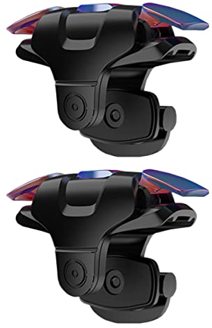 Mikikit Ergonomischer Mobile Controller, 1 Paar Handy Gaming Trigger, Kompatibel Mit phone, PräZise Steuerung Und Schnelle Reaktionszeiten, Schwarz