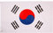 PHENO FLAGS Südkorea Flagge 90x150cm - wetterbeständige Fahne mit Messingösen, 100% Polyester, robuste Doppelnaht & in lebendigen Farben - ideal für Flaggen-Liebhaber