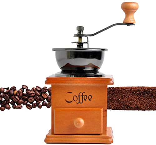 Stronrive Moulin À Café Manuel Rétro, Moulin À Café Vintage, Moulins À Café À Manivelle, Moulin À Café À Main pour Bureau