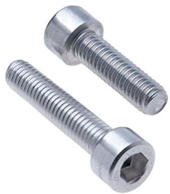 Cilindro Tornillos de Cabeza Hexagonal M10x30 (Paquete de 2) A2 de Acero Inoxidable Hexagonal Socket Allen Key Hex Tornillo Tornillos de Rosca Tornillos Cilíndricos Estándar DIN912 (10mm x 30mm)