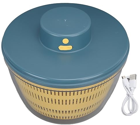 MOUMOUTEN Home Efficient Multifunctional Fruit and Vegetable Spinner Dryer,Multifunctional Fruit and Vegetable Spinner(Blue)