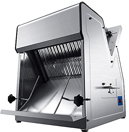 Máquina Cortadora De Pan Eléctrica Automática, Cortador De Pan Eléctrico Automático Comercial De Alta Resistencia, Cortador De Pan De Acero Inoxidable Para Pan Tostado, 31 Piezas/Tiempo
