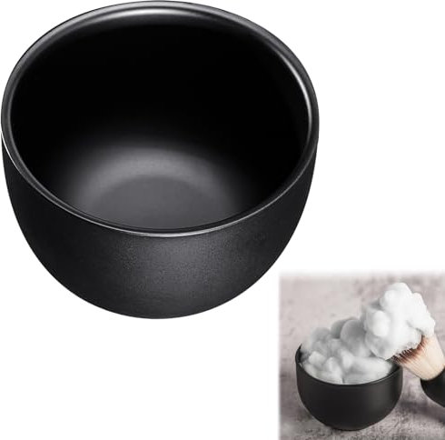 TMRBBesty Rasatura Tazza,Ciotola da Barba, Ciotola Barba,Ciotola Per Sapone,Ciotola di Sapone da Barba,Vaschette per Sapone da Barba in Acciaio Inossidabile,Adatto per casa,Barbiere,Rasatura per uomo