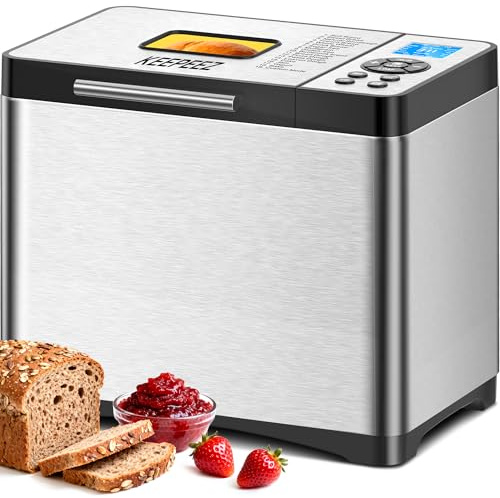 KEEPEEZ Macchina per il pane in acciaio inox con stampo sano in ceramica
