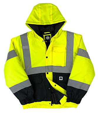 Buffalo Outdoors® Workwear Class 2 Hi Vis Safety Winter Jacket (as1, alpha, l, regular, regular)