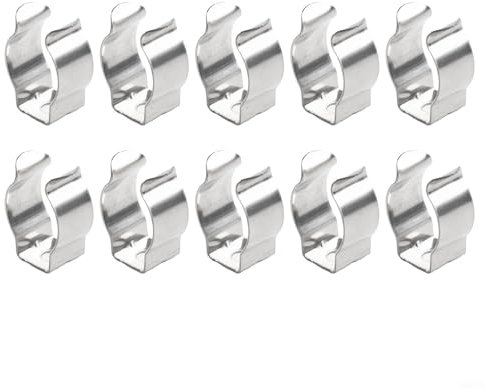 Niceminiwall Molla per attrezzi in spugna, staffe di montaggio in metallo resistente, multiuso, clip di fissaggio per tubi, accessori per officina, 10 pezzi (16 mm)