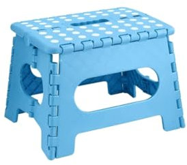 Kids & Adults Folding Step Stool – Lightweight, Non-Tip Design with Anti-Slip Feet – Compact Foldable Stool for Bathroom, Kitchen