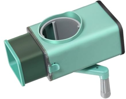 PRETYZOOM Rallador Rotatorio Manual Procesador de Alimentos Manivela para Queso y Nueces en Cocina y Viaje