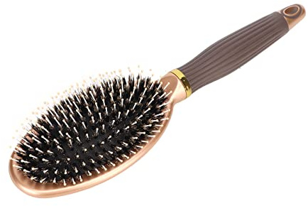 Picysa Brosse à Cheveux à Palette, Peigne à Dents Larges pour Massage du Cuir Chevelu avec Poils Coussinés pour Démêler les Cheveux, Frisottis Lisses, Usage en Voyage et à la Maison