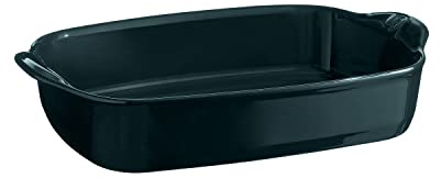 EH739652 Emile Henry Plat à four rectangulaire 36,5 x 23,5 cm Belle-Ile, Blanc