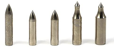 Elkrich 20 Stück Bogenschießen Pfeilspitzen Pfeilspitzen zum Aufkleben von Pfeilspitzen für Zielübungen Kugelspitzen für Bambus Holzpfeile (004)